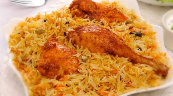 أرز مندي بالدجاج