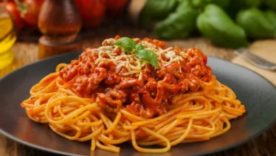 طريقة عمل المكرونة بالصلصة