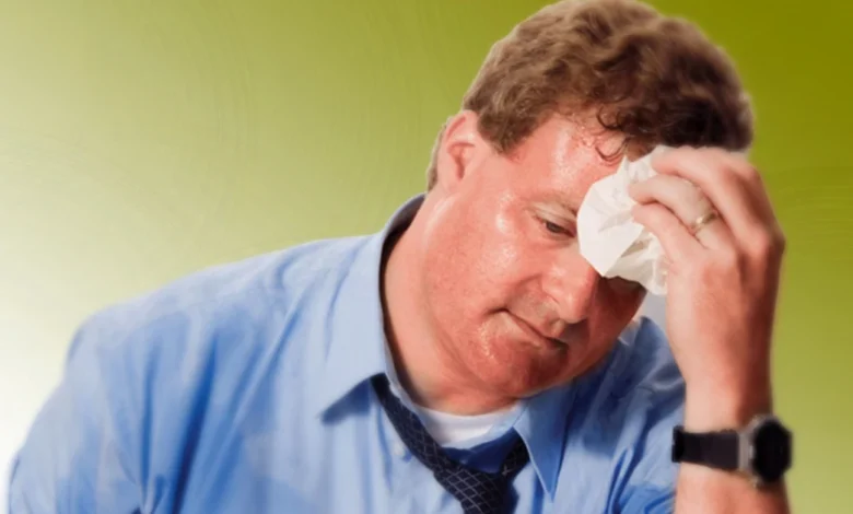 أسباب التعرق المفاجئ