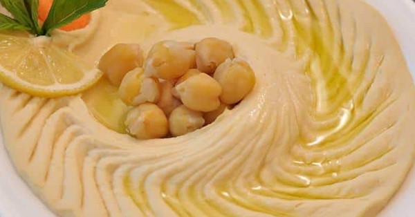 عمل الحمص بالطحينة