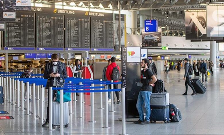 مطار فرانكفورت في ألمانيا