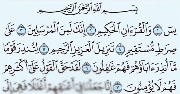 فضل سورة يس