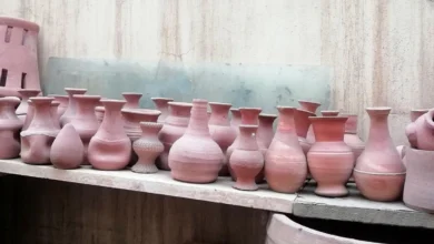 كيفية استخدام القلة الفخار